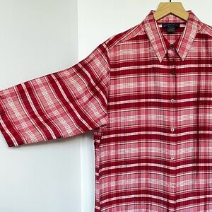 Charter Club 1/2 Sleeve Button Down